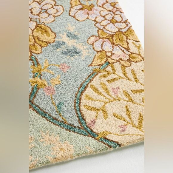 Anthropologie Hand-Tufted Besiana Wool Rug 2” X 3” - Picture 6 of 6